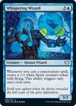 Image for Whispering Wizard (88) [Innistrad: Crimson Vow] - Magic: The Gathering