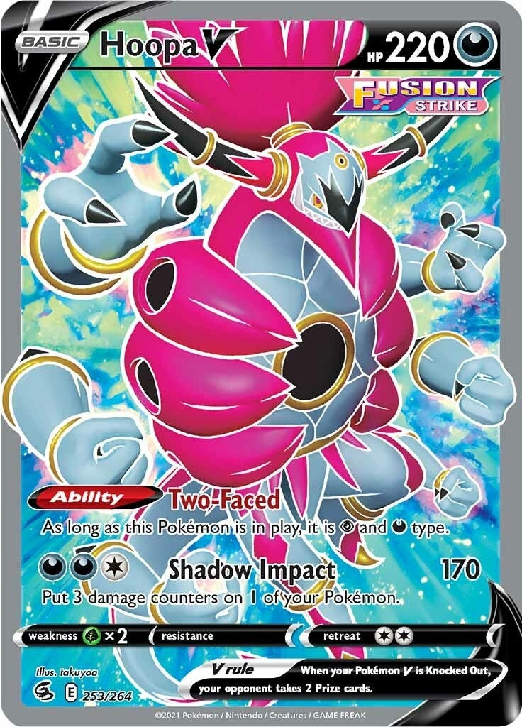 Image for Hoopa V (Full Art) (253/264) [SWSH08: Fusion Strike] - Pokemon