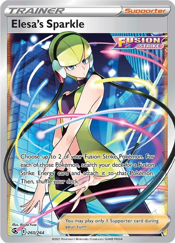 Image for Elesa's Sparkle (Full Art) (260/264) [SWSH08: Fusion Strike] - Pokemon