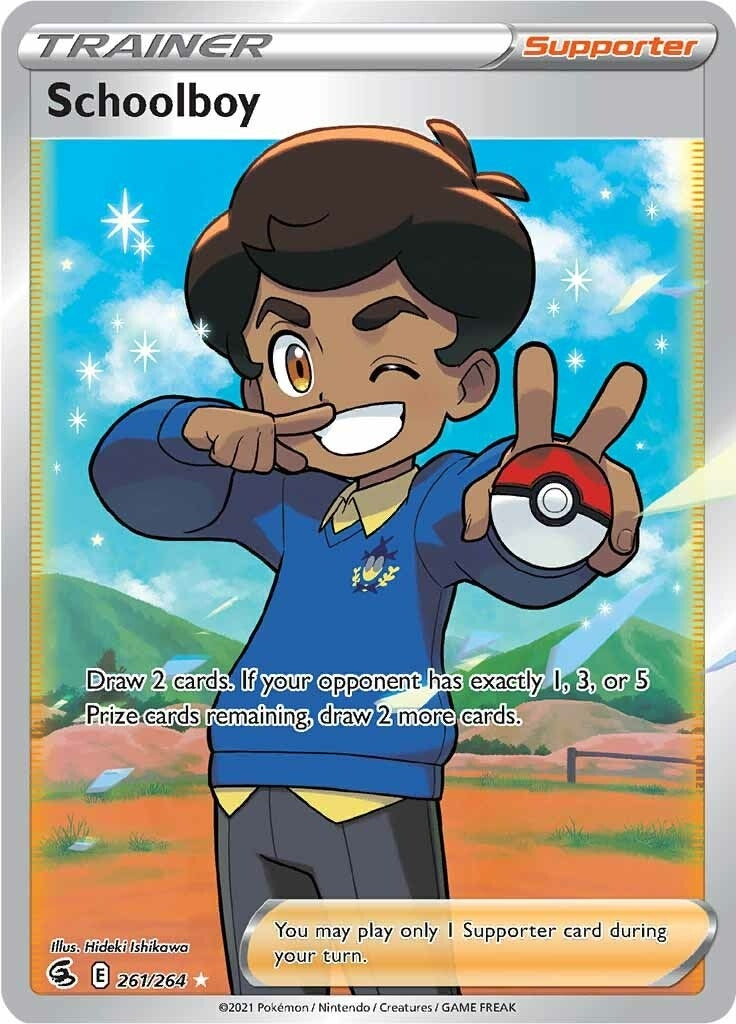 Schoolboy (Full Art) (261/264) [SWSH08: Fusion Strike]