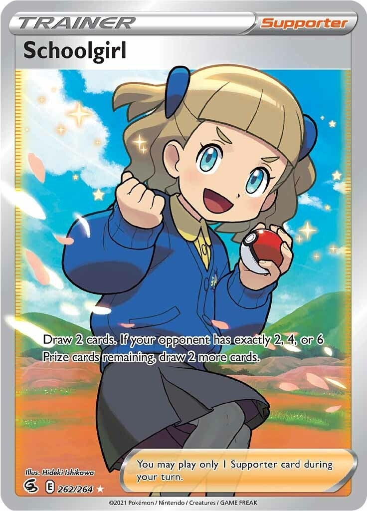 Image for Schoolgirl (Full Art) (262/264) [SWSH08: Fusion Strike] - Pokemon