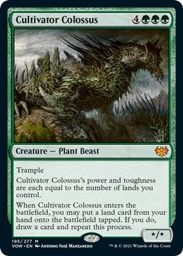Image for Cultivator Colossus (195) [Innistrad: Crimson Vow] - Magic: The Gathering