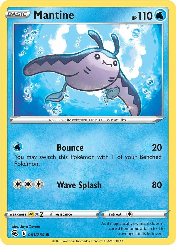 Image for Mantine (061/264) [SWSH08: Fusion Strike] - Pokemon