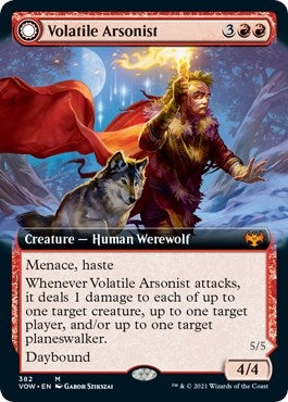 Image for Volatile Arsonist (Extended Art) (382) [Innistrad: Crimson Vow] - Magic: The Gathering