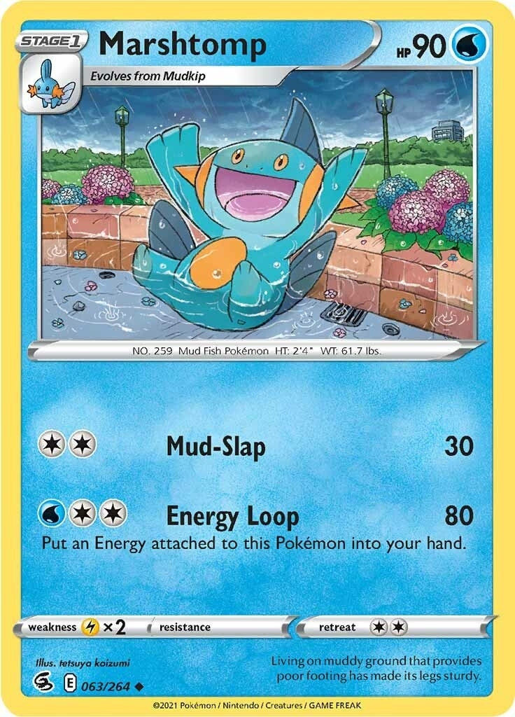 Image for Marshtomp (063/264) [SWSH08: Fusion Strike] - Pokemon