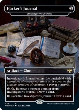 Harker's Journal - Investigator's Journal (345) [Innistrad: Crimson Vow]