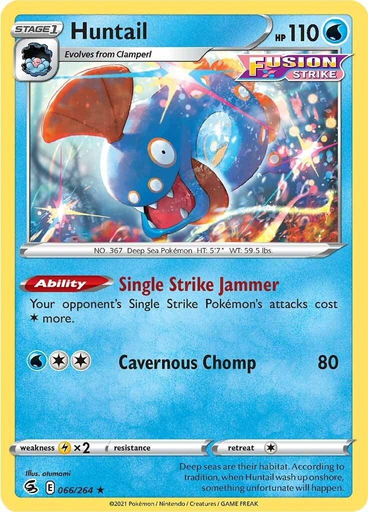 Image for Huntail (066/264) [SWSH08: Fusion Strike] - Pokemon