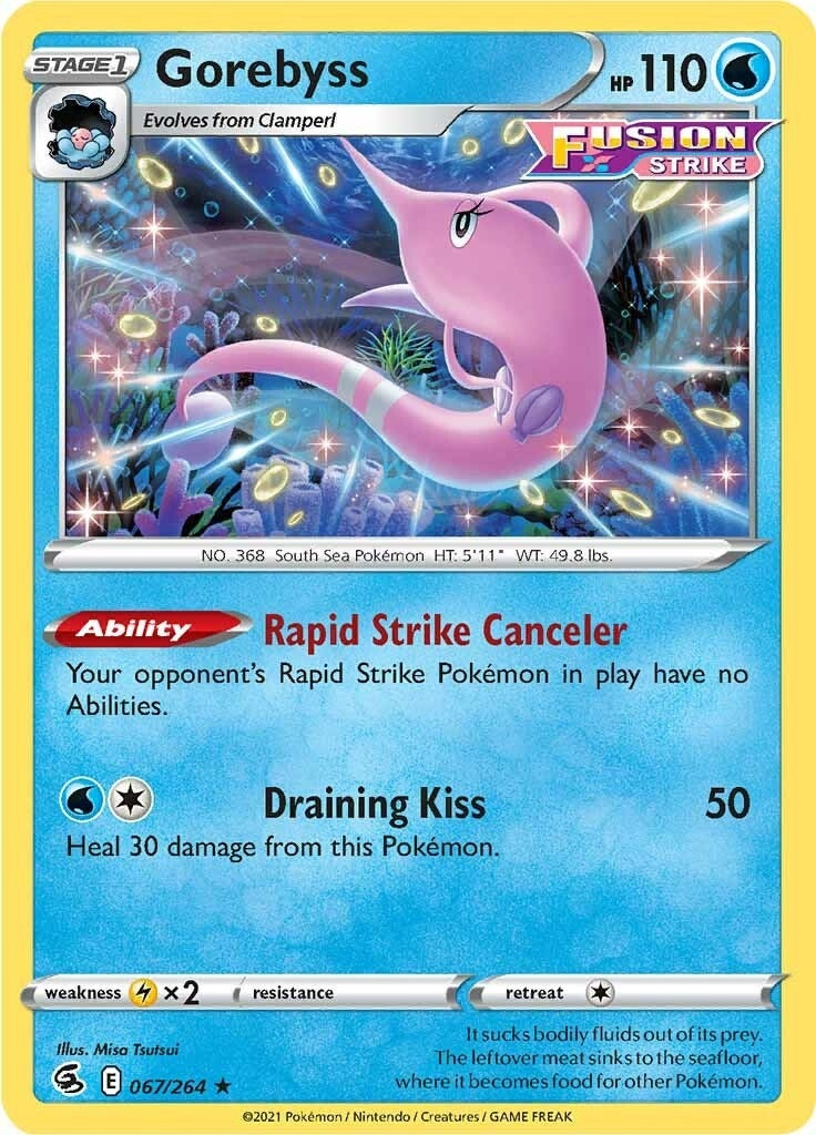 Image for Gorebyss (067/264) [SWSH08: Fusion Strike] - Pokemon