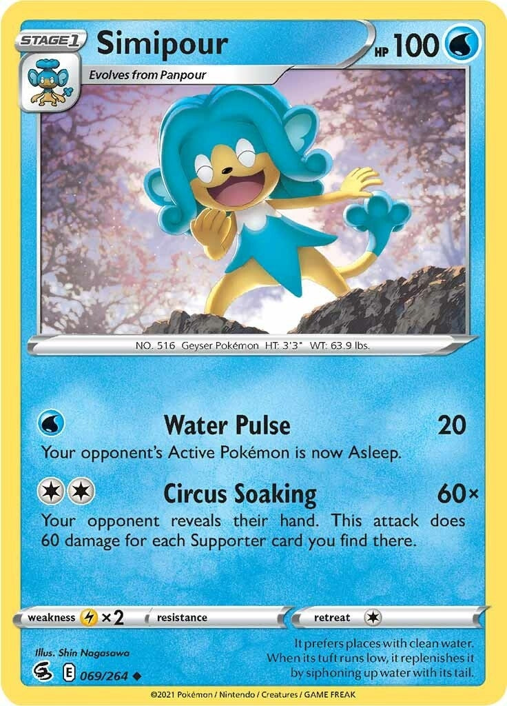 Simipour (069/264) [SWSH08: Fusion Strike]