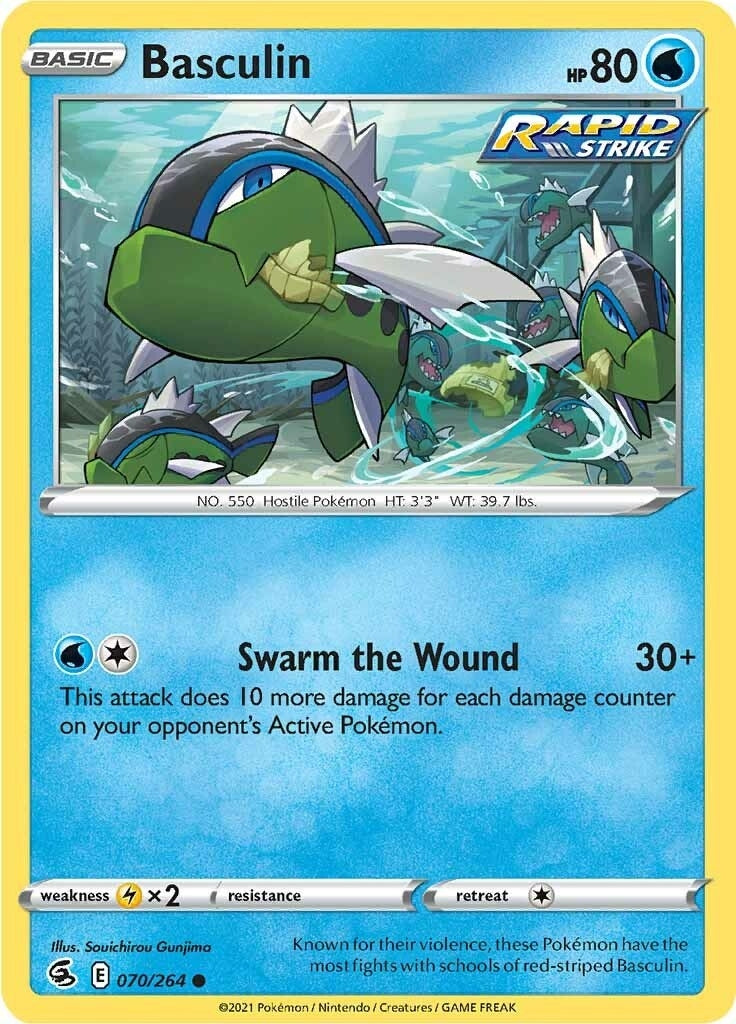 Image for Basculin (070/264) [SWSH08: Fusion Strike] - Pokemon