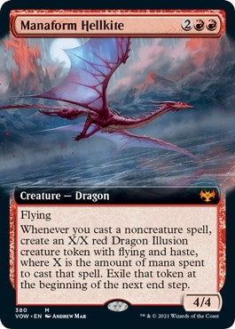 Image for Manaform Hellkite (Extended Art) (380) [Innistrad: Crimson Vow] - Magic: The Gathering
