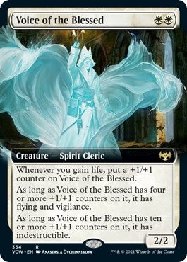 Image for Voice of the Blessed (Extended Art) (354) [Innistrad: Crimson Vow] - Magic: The Gathering