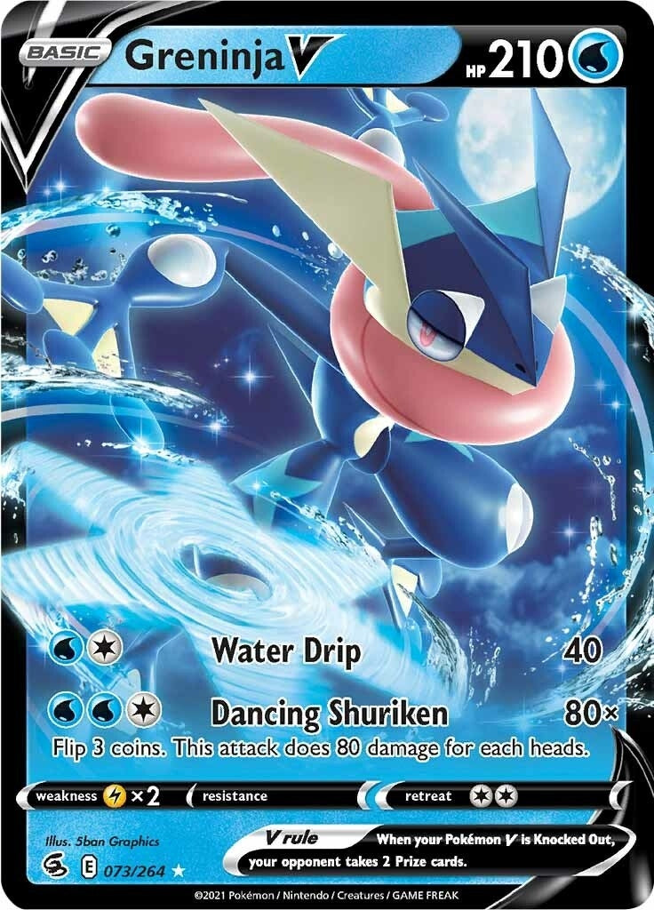 Image for Greninja V (073/264) [SWSH08: Fusion Strike] - Pokemon