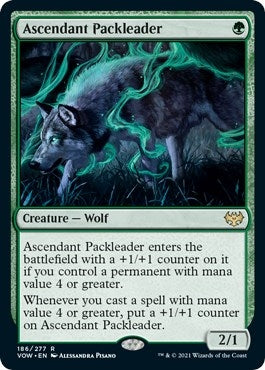 Image for Ascendant Packleader (186) [Innistrad: Crimson Vow] - Magic: The Gathering