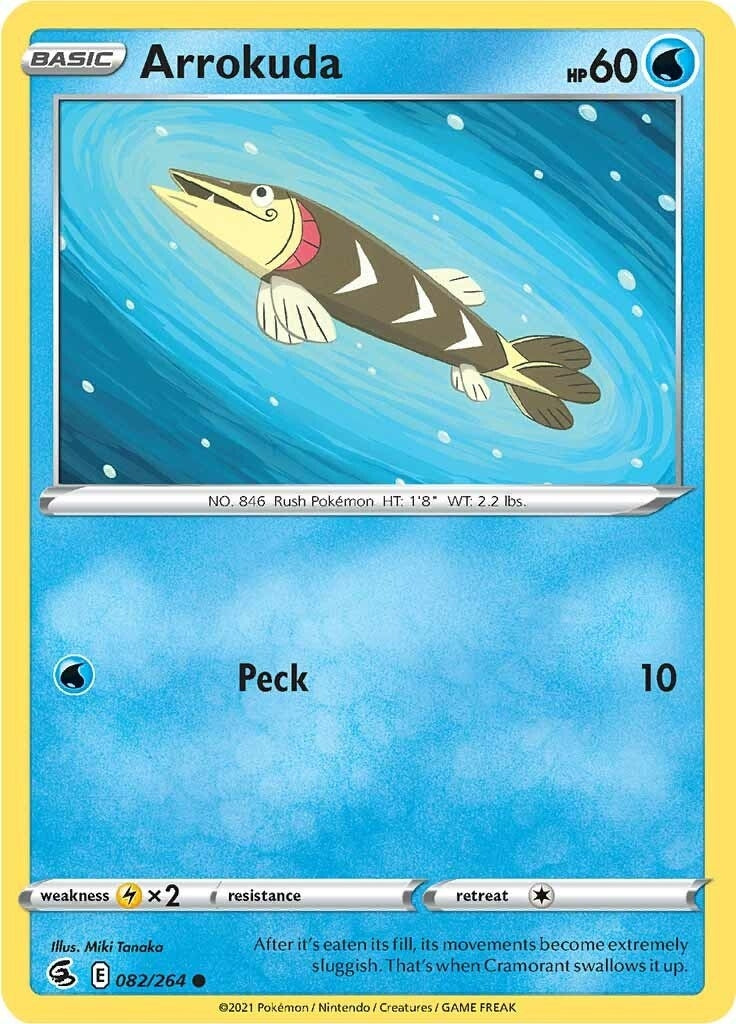 Image for Arrokuda (082/264) [SWSH08: Fusion Strike] - Pokemon