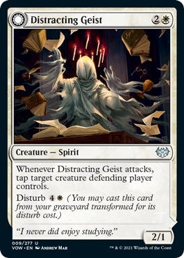 Image for Distracting Geist (9) [Innistrad: Crimson Vow] - Magic: The Gathering