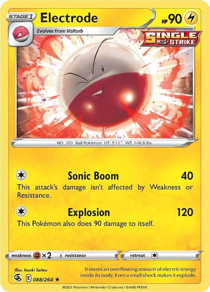 Image for Electrode (088/264) [SWSH08: Fusion Strike] - Pokemon