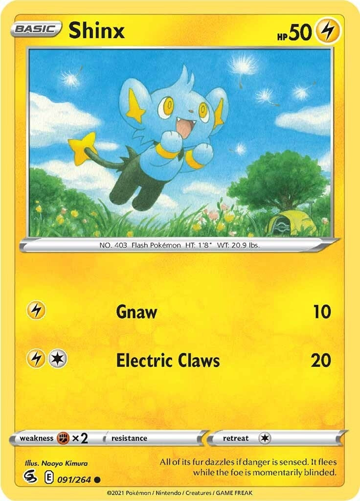 Image for Shinx (091/264) [SWSH08: Fusion Strike] - Pokemon