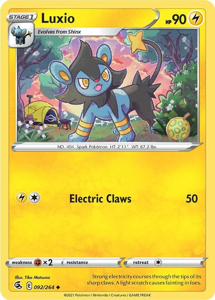 Image for Luxio (092/264) [SWSH08: Fusion Strike] - Pokemon