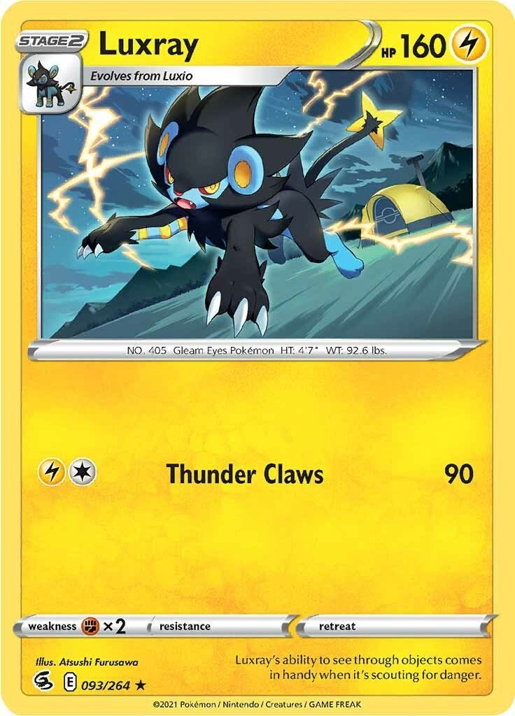 Image for Luxray (093/264) [SWSH08: Fusion Strike] - Pokemon