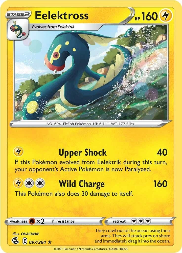 Image for Eelektross (097/264) [SWSH08: Fusion Strike] - Pokemon