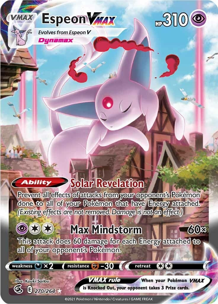 Image for Espeon VMAX (Alternate Art Secret) (270/264) [SWSH08: Fusion Strike] - Pokemon