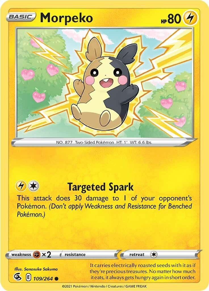 Morpeko (109) (109/264) [SWSH08: Fusion Strike]