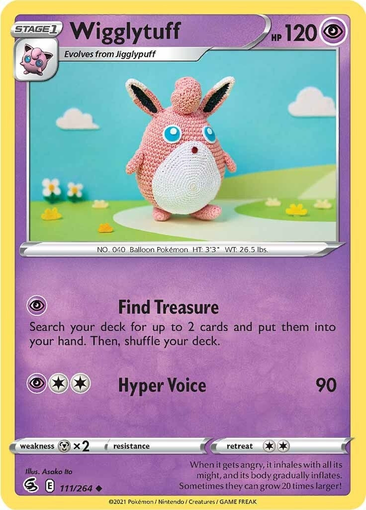 Wigglytuff (111/264) [SWSH08: Fusion Strike]
