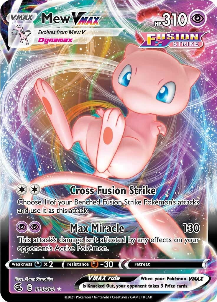 Image for Mew VMAX (114/264) [SWSH08: Fusion Strike] - Pokemon