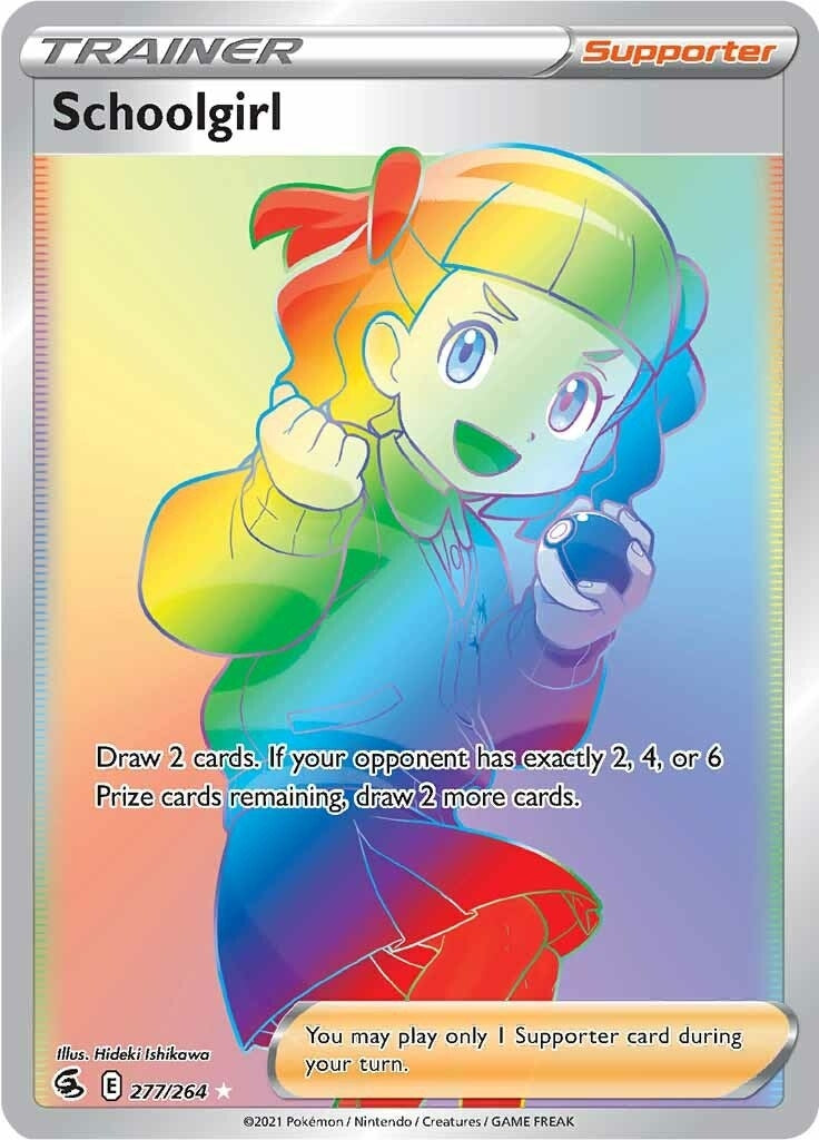 Image for Schoolgirl (Secret) (277/264) [SWSH08: Fusion Strike] - Pokemon