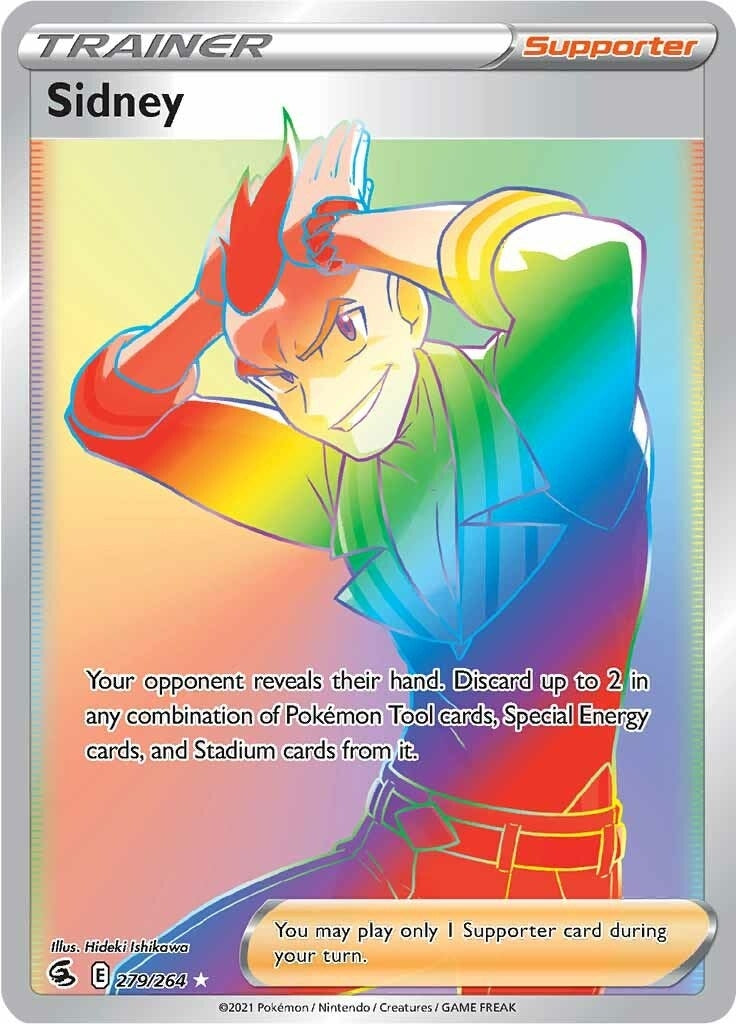 Image for Sidney (Secret) (279/264) [SWSH08: Fusion Strike] - Pokemon