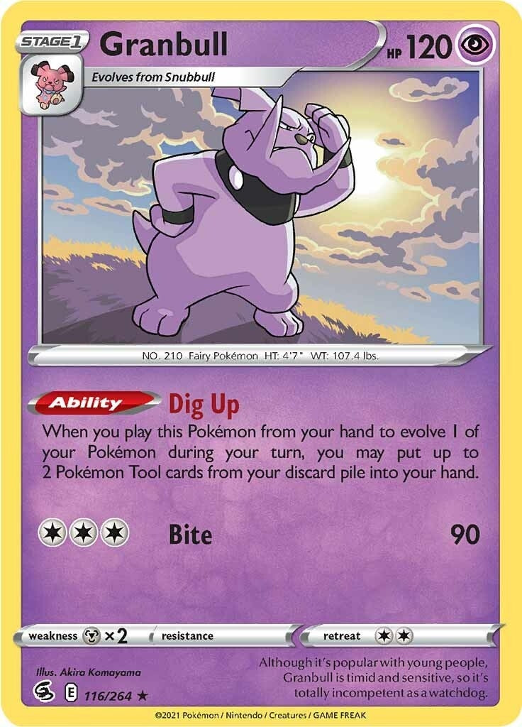 Granbull (116/264) [SWSH08: Fusion Strike]