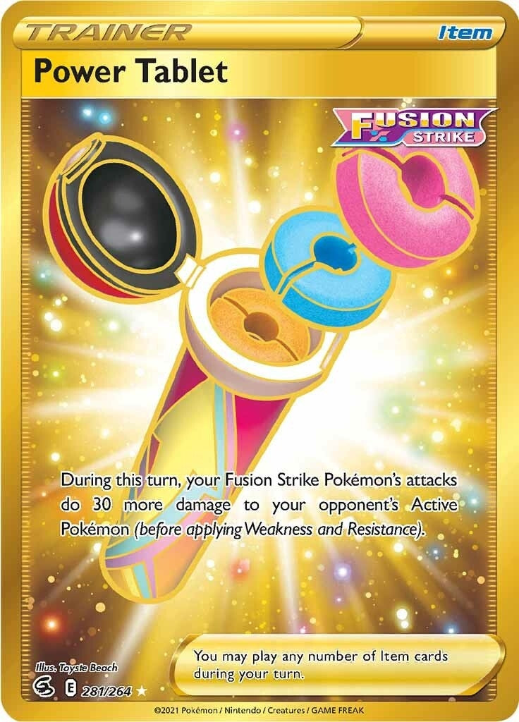 Image for Power Tablet (Secret) (281/264) [SWSH08: Fusion Strike] - Pokemon