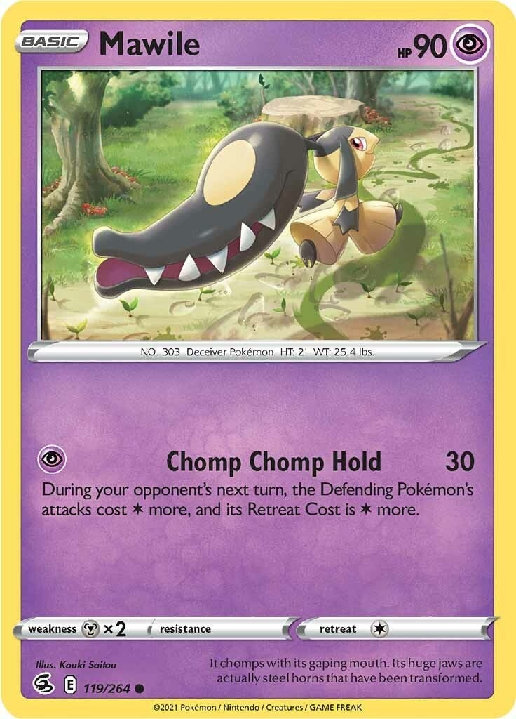 Image for Mawile (119/264) [SWSH08: Fusion Strike] - Pokemon