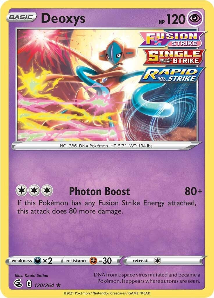 Image for Deoxys (120/264) [SWSH08: Fusion Strike] - Pokemon