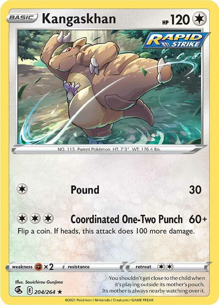 Image for Kangaskhan (204/264) [SWSH08: Fusion Strike] - Pokemon