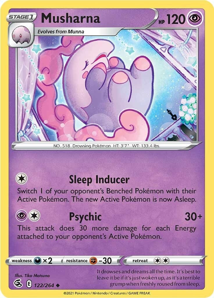 Image for Musharna (122/264) [SWSH08: Fusion Strike] - Pokemon