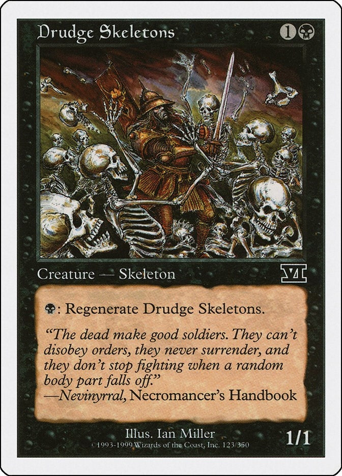 Image for Drudge Skeletons (123) [Classic Sixth Edition] - Magic: The Gathering