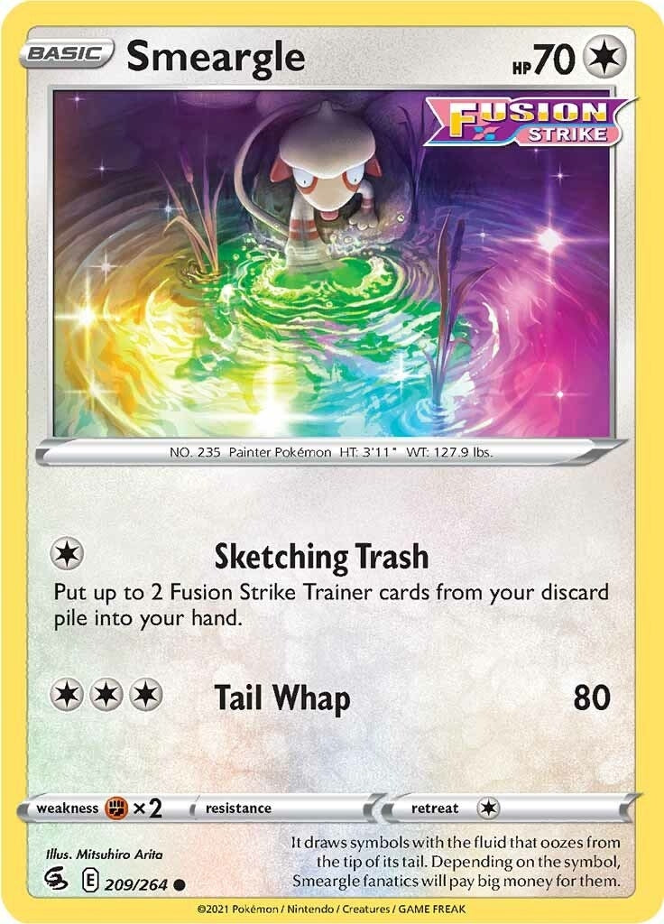 Image for Smeargle (209/264) [SWSH08: Fusion Strike] - Pokemon