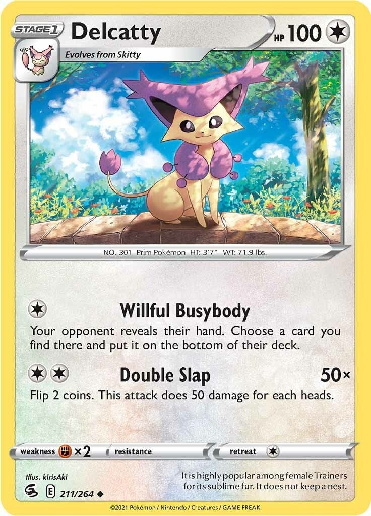 Image for Delcatty (211/264) [SWSH08: Fusion Strike] - Pokemon