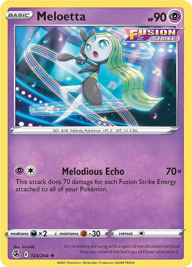 Image for Meloetta (124/264) [SWSH08: Fusion Strike] - Pokemon