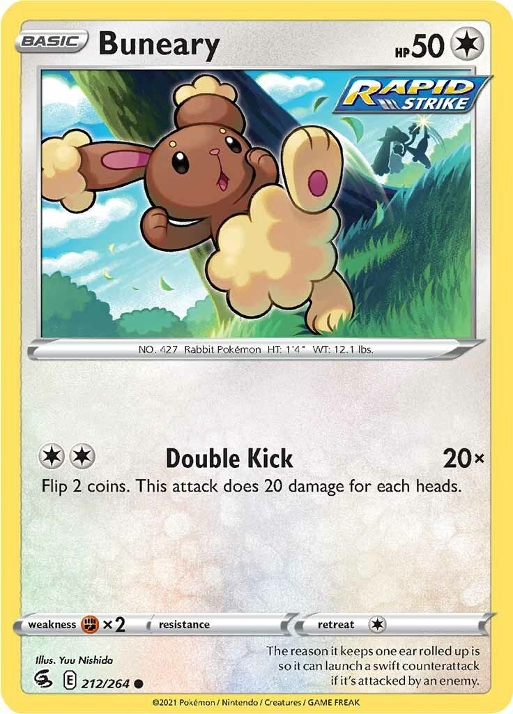 Image for Buneary (212/264) [SWSH08: Fusion Strike] - Pokemon