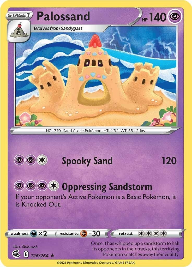 Image for Palossand (126/264) [SWSH08: Fusion Strike] - Pokemon