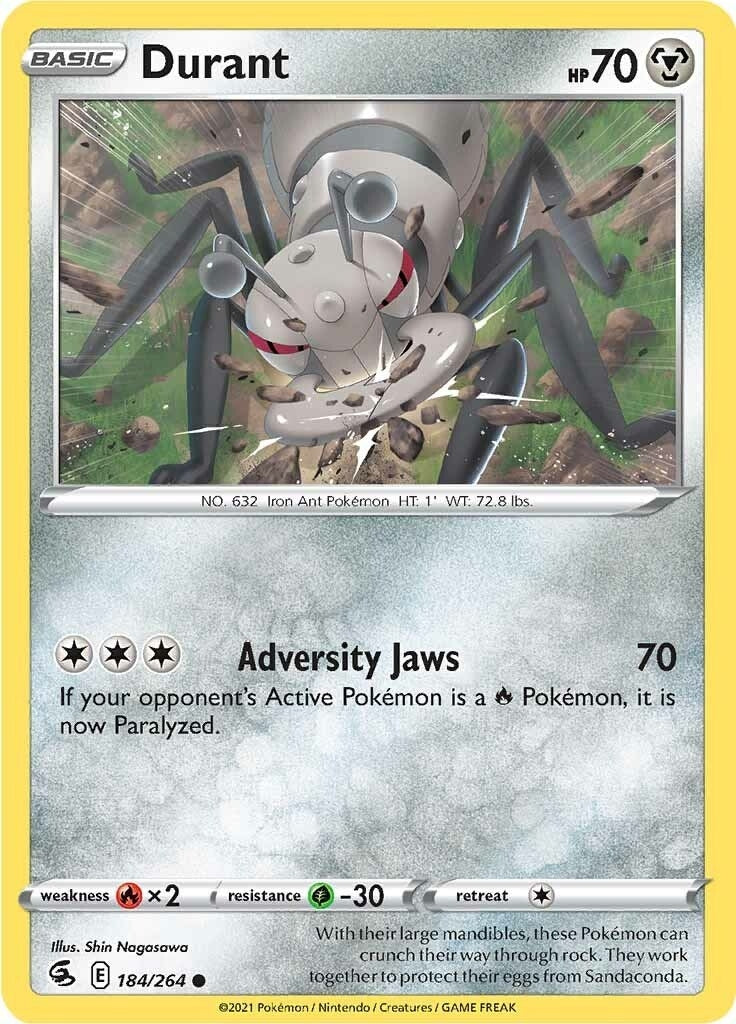 Image for Durant (184/264) [SWSH08: Fusion Strike] - Pokemon
