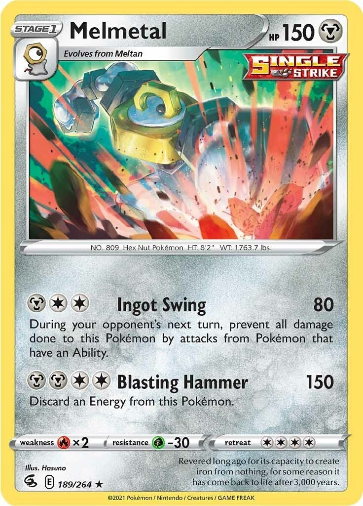 Image for Melmetal (189/264) [SWSH08: Fusion Strike] - Pokemon