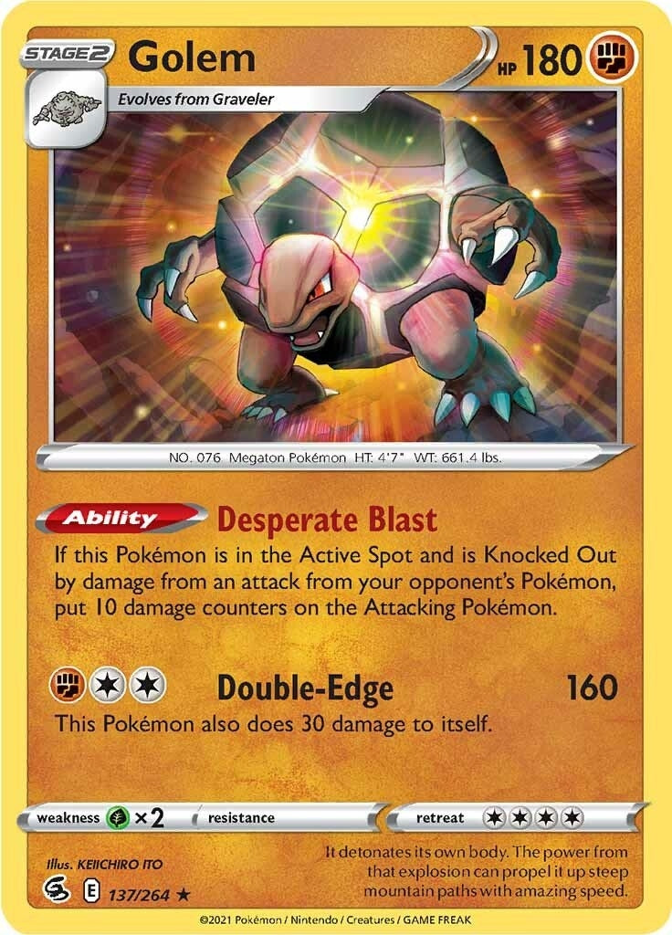 Golem (137/264) [SWSH08: Fusion Strike]