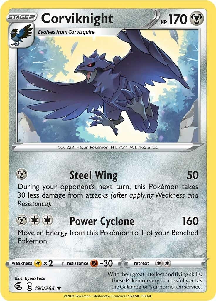 Image for Corviknight (190/264) [SWSH08: Fusion Strike] - Pokemon