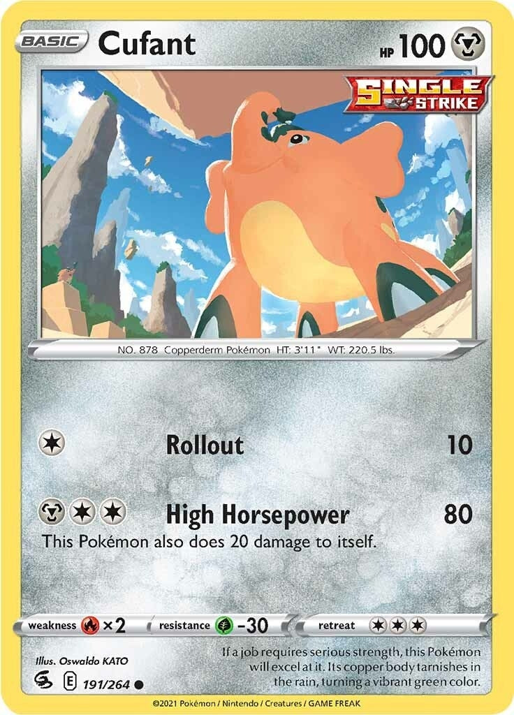Image for Cufant (191/264) [SWSH08: Fusion Strike] - Pokemon