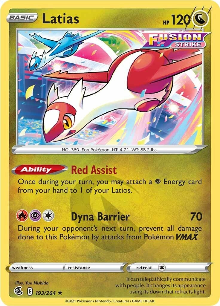 Image for Latias (193/264) [SWSH08: Fusion Strike] - Pokemon