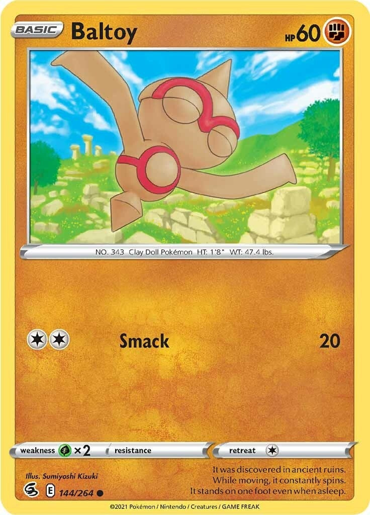 Image for Baltoy (144/264) [SWSH08: Fusion Strike] - Pokemon